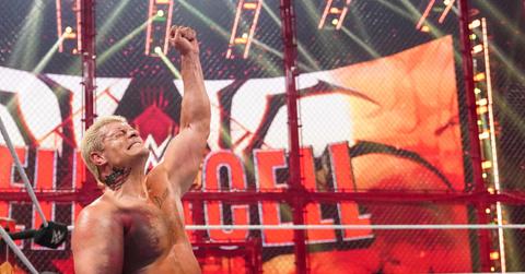 Cody Rhodes at WWE's 'Hell in a Cell' pay-per-view.