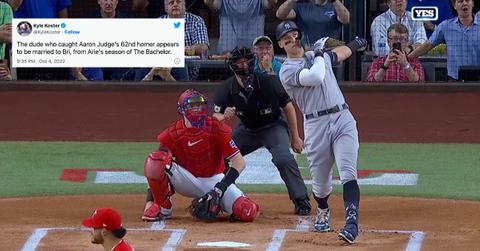 Aaron Judge's 62nd home run.