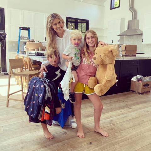 Christina Haack and her kids