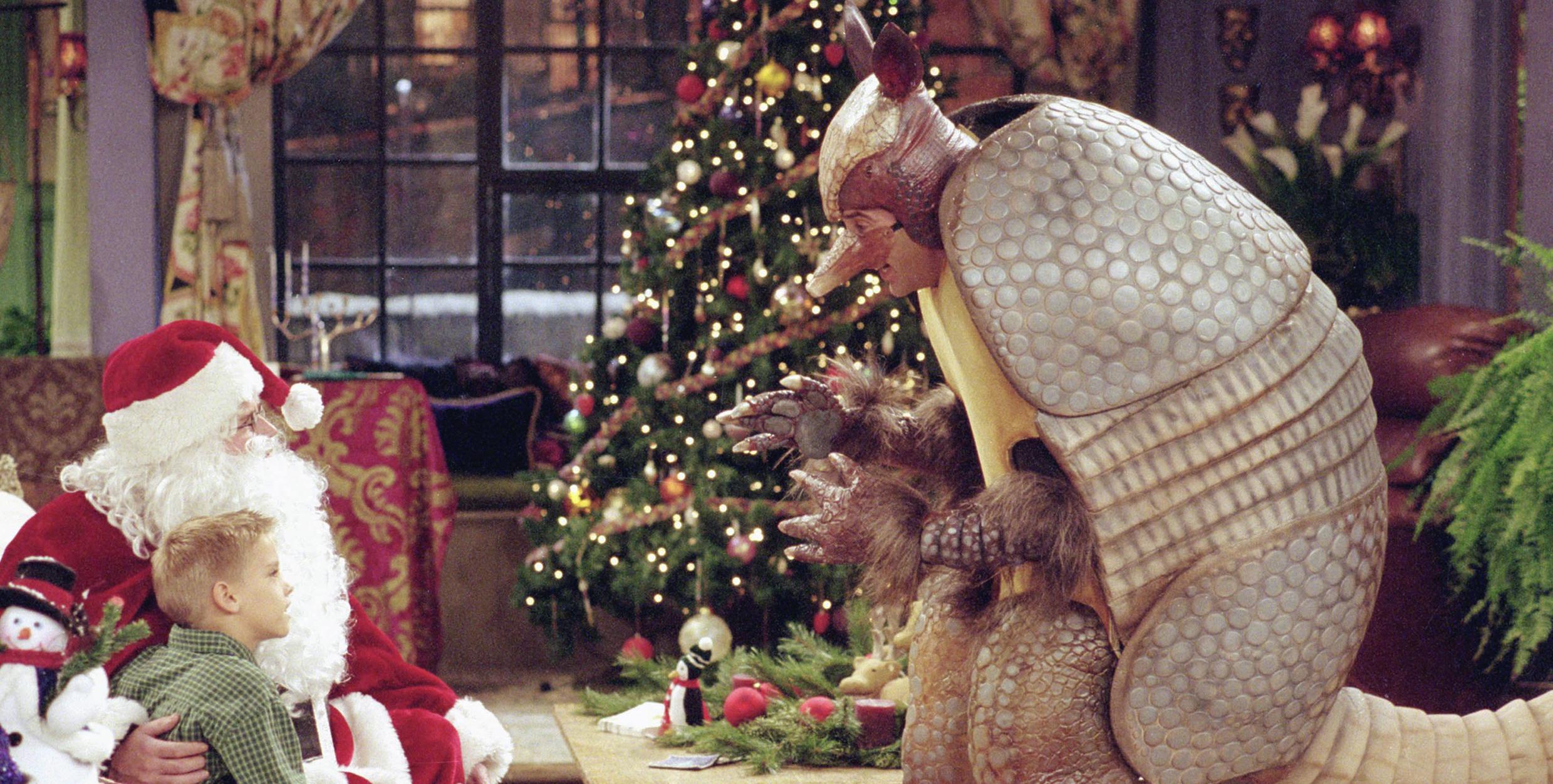 The Holiday armadillo in 'Friends'