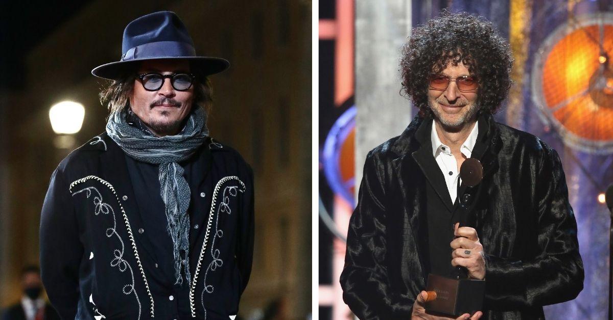 Johnny Depp and Howard Stern