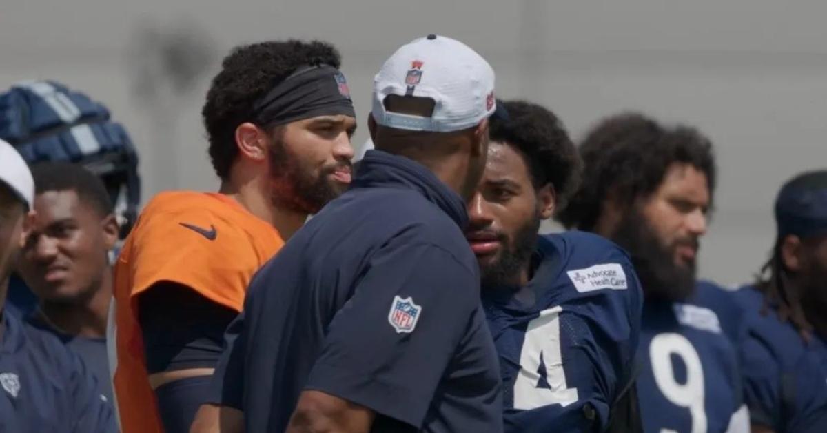 The Chicago Bears filming 'Hard Knocks'