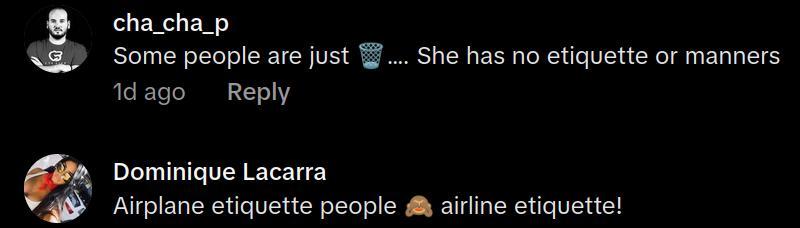 woman leaving plane early drama