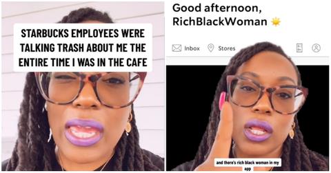Rich Black woman on TikTok