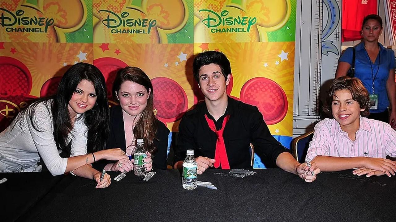 'Wizards of Waverly Place' cast members visit the World of Disney on Sept. 6, 2008 