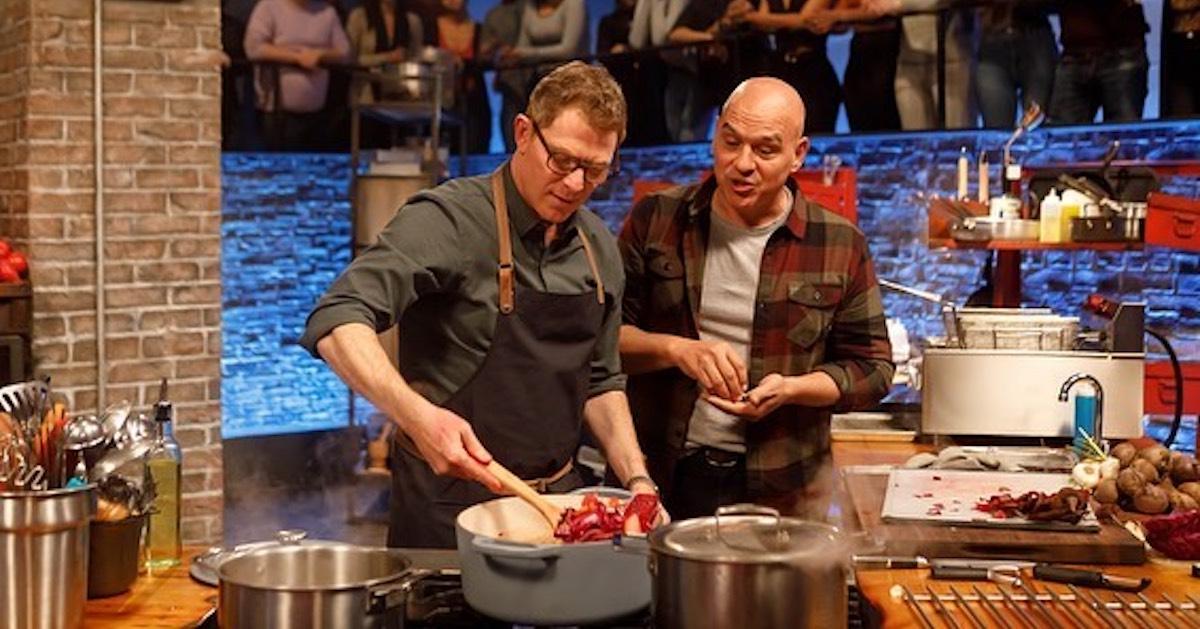 Bobby Flay and Michael Symon