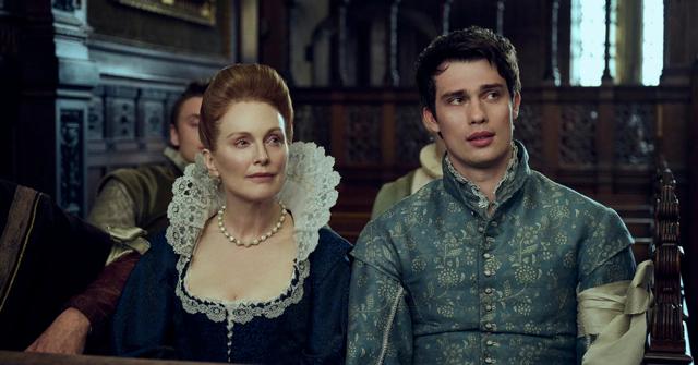 Julianne Moore and Nicholas Galitzine in 'Mary & George'