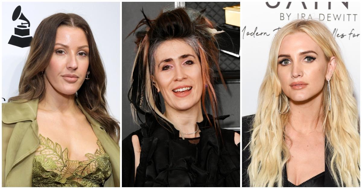 Ellie Goulding, Imogen Heap, and Ashlee Simpson