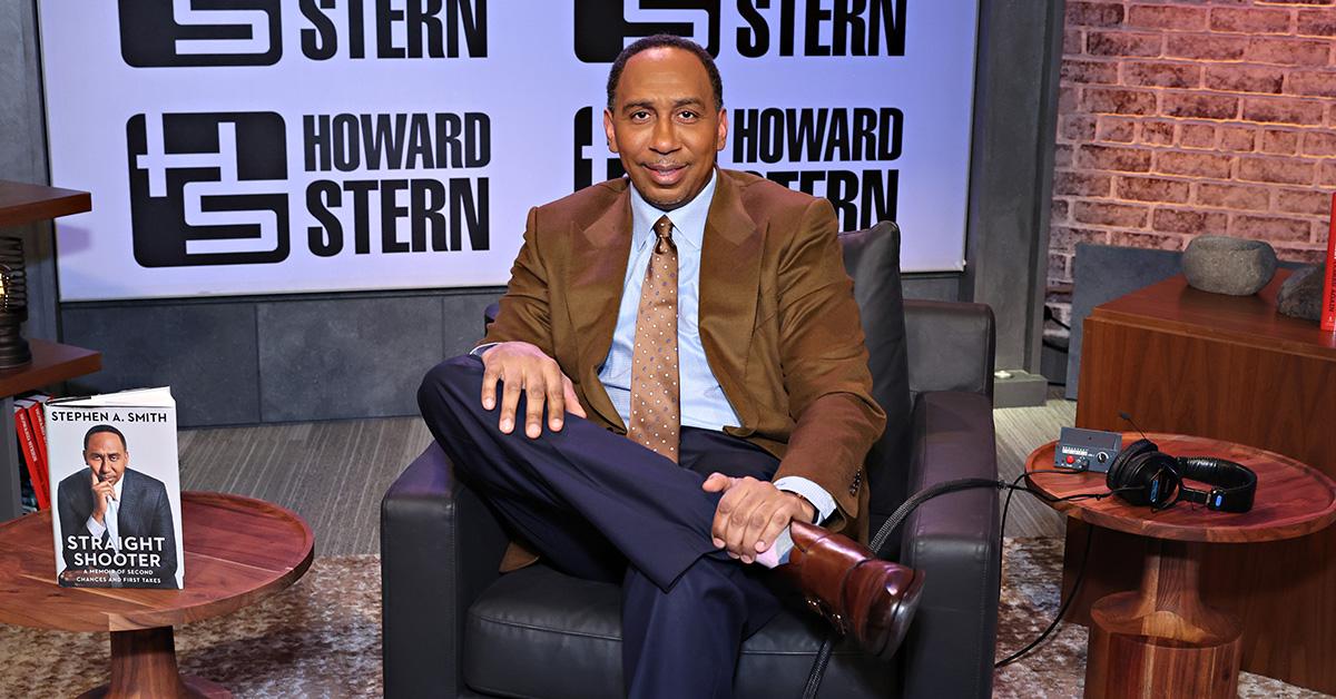 Stephen A. Smith on the Howard Stern Show. 