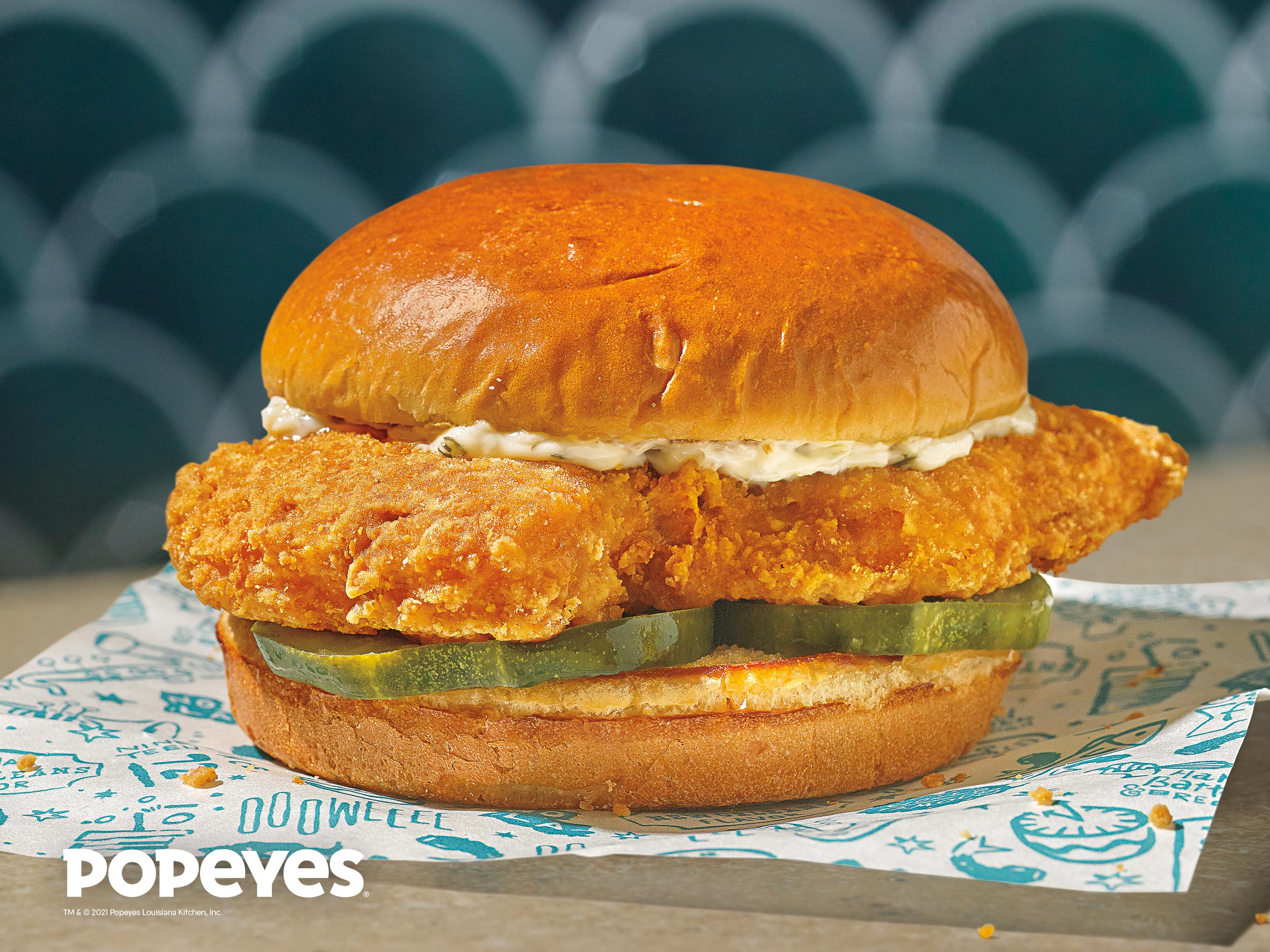 The Cajun Flounder Sandwich