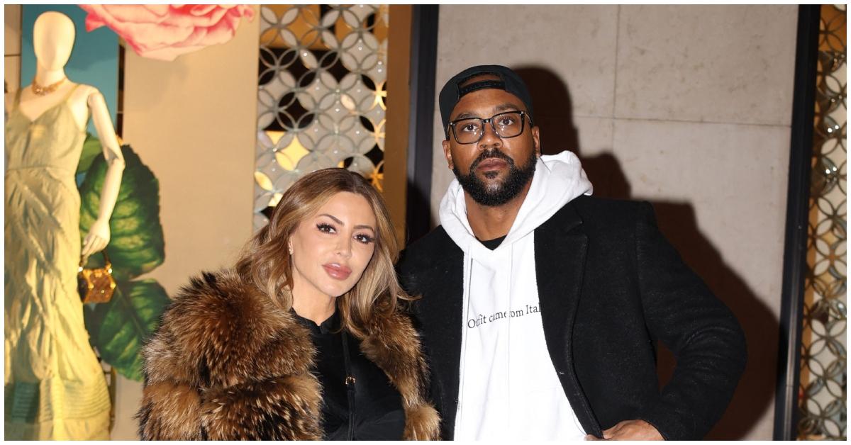 (l-r): Larsa Pippen and Marcus Jordan