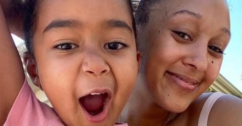 Tamera Mowry and daughter