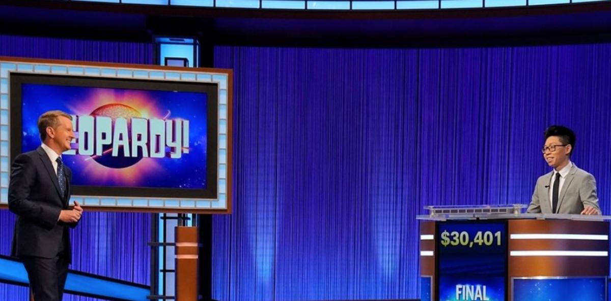 Ken Jennings hosting 'Jeopardy!'