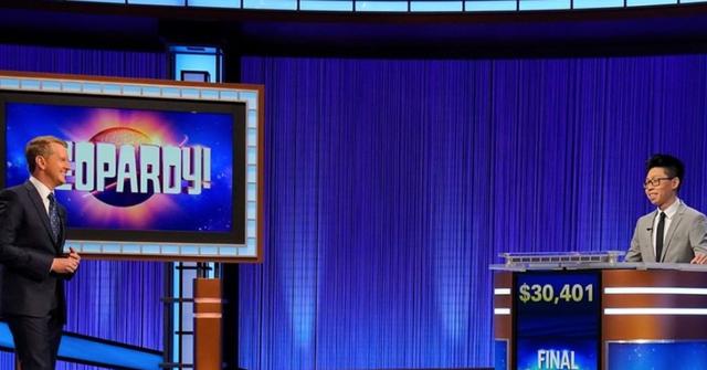 Ken Jennings hosting 'Jeopardy!'