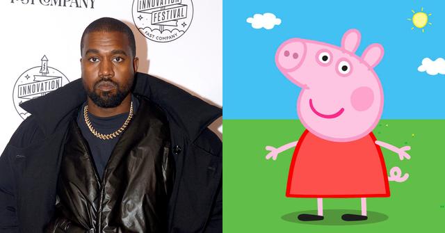 Peppa Pig earned a spot on Kanye "Ye" West's beef list