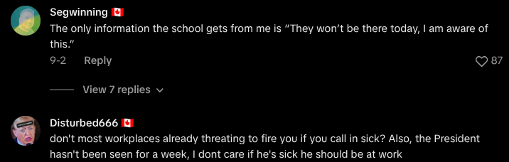 drs note excused absence mom
