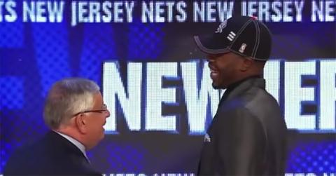 Terrence Williams at the 2009 draft.