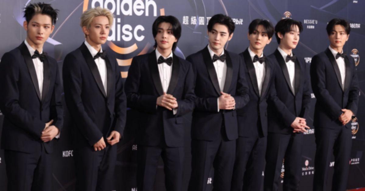 ENHYPEN at the 2023 Golden Disc Awards. 