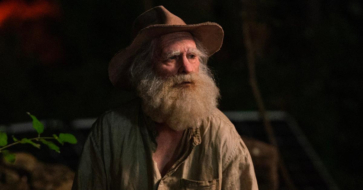 A much older Beau (Joaquin Phoenix) dons a long, busy beard and a cowboy hat.