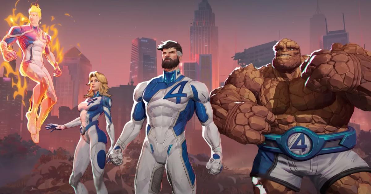 'Marvel Rivals' gameplay featuring the Fantastic Four.