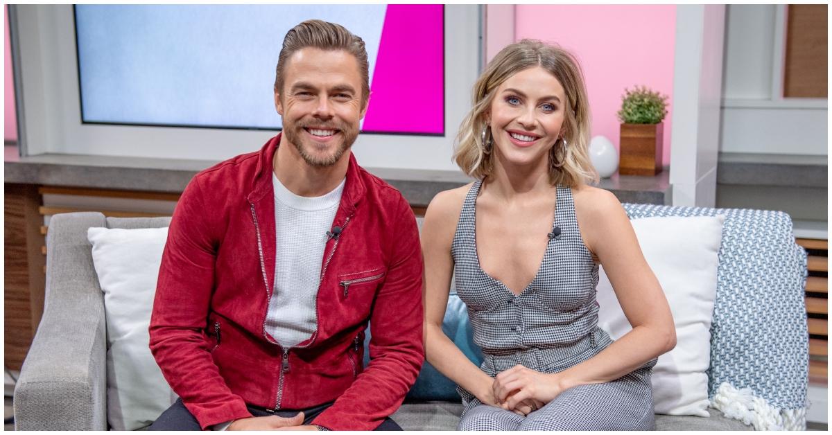 (l-r): Derek and Julianne Hough