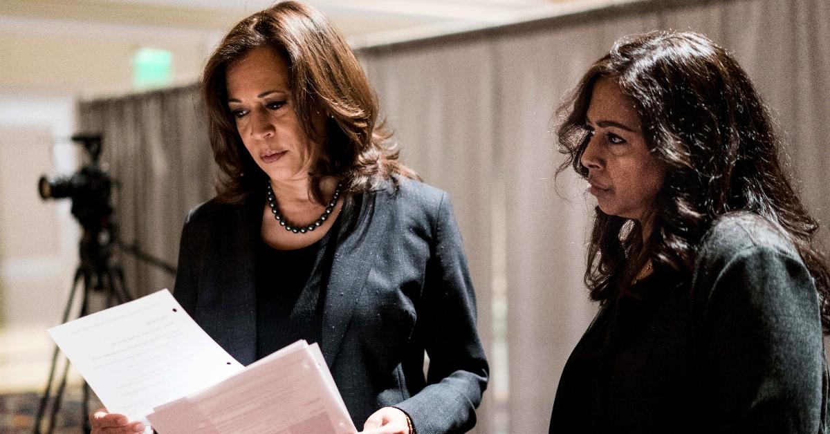 democratic candidate for president senator kamala harris sister and advisor maya lakshmi harris