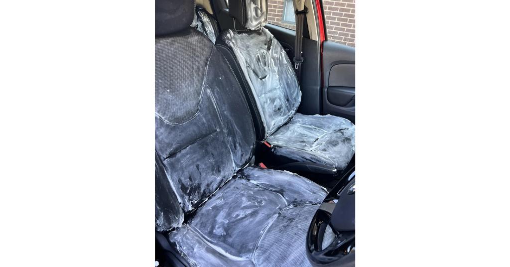 Car Seat Shaving Cleaning Fail Goes Viral