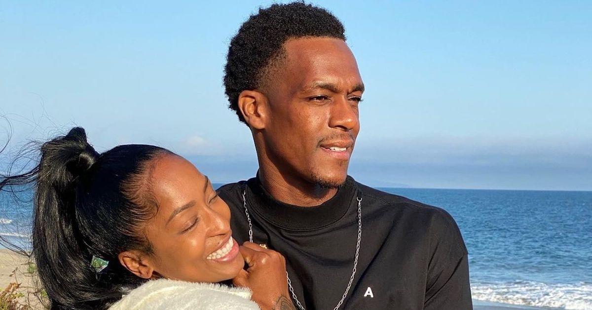 Rajon Rondo with his fiancee Latoia Fitzgerald