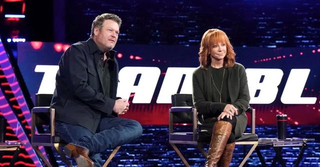 Blake Shelton and Reba McEntire on Season 23 of 'The Voice'