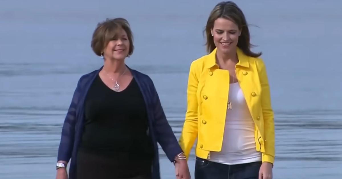 Savannah Guthrie (R) and her mom, Nancy Guthrie (L)