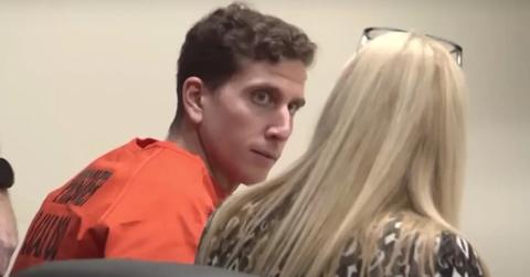 Bryan Kohberger in an orange jump suit in court