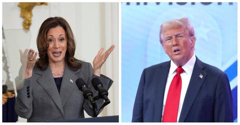 Kamala Harris, Donald Trump