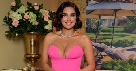 Leva Bonaparte dons a strapless pink gown for the 'Southern Charm' Season 10 reunion.