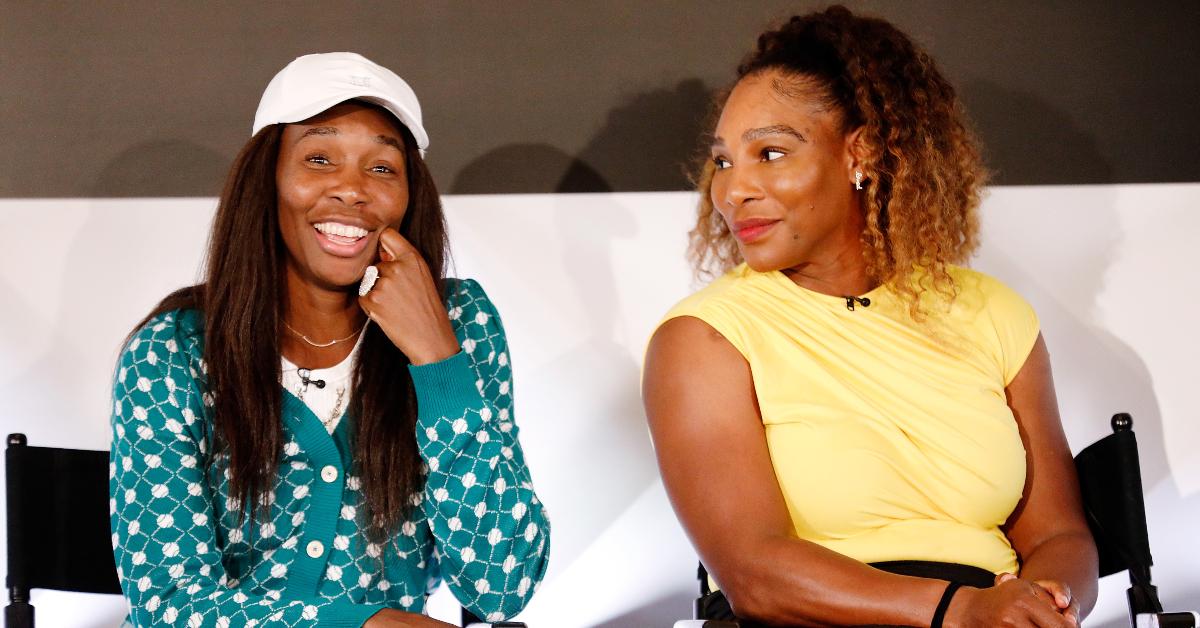 Venus Williams and Serena Williams in August 2022.