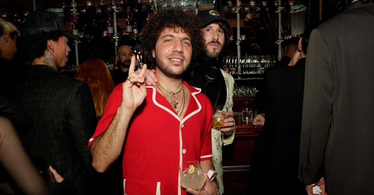 Benny Blanco in red at GQ Men of the Year Party 2023 