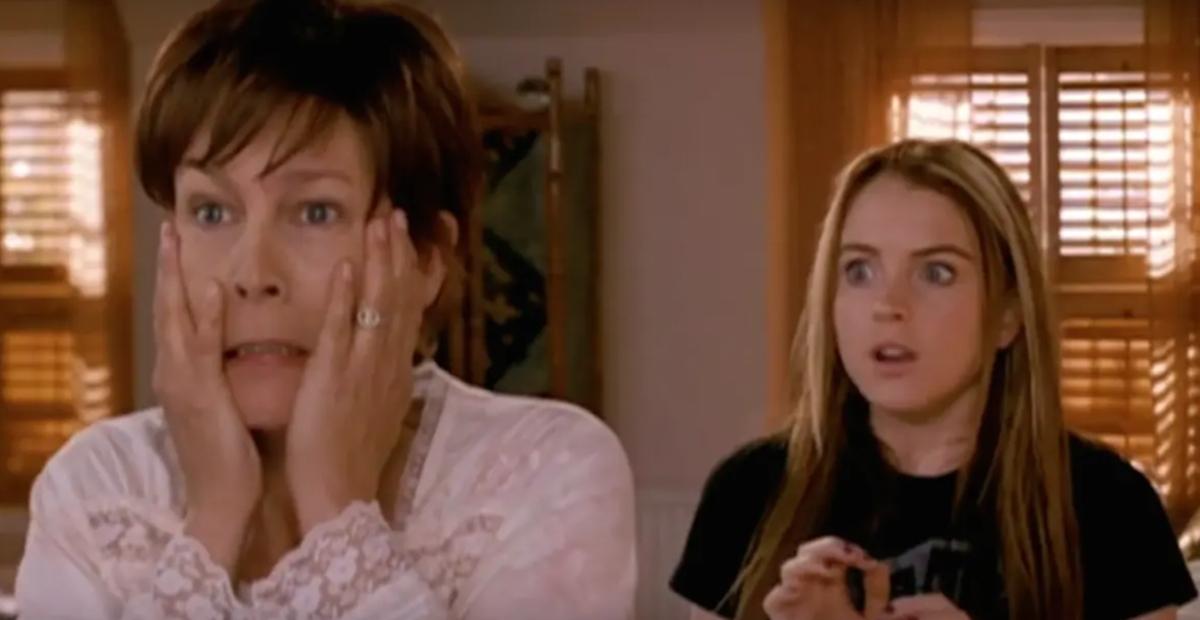 Jamie Lee Curtis and Lindsay Lohan in 'Freaky Friday'