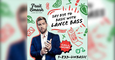 Lance Bass Fruit Smash partnership