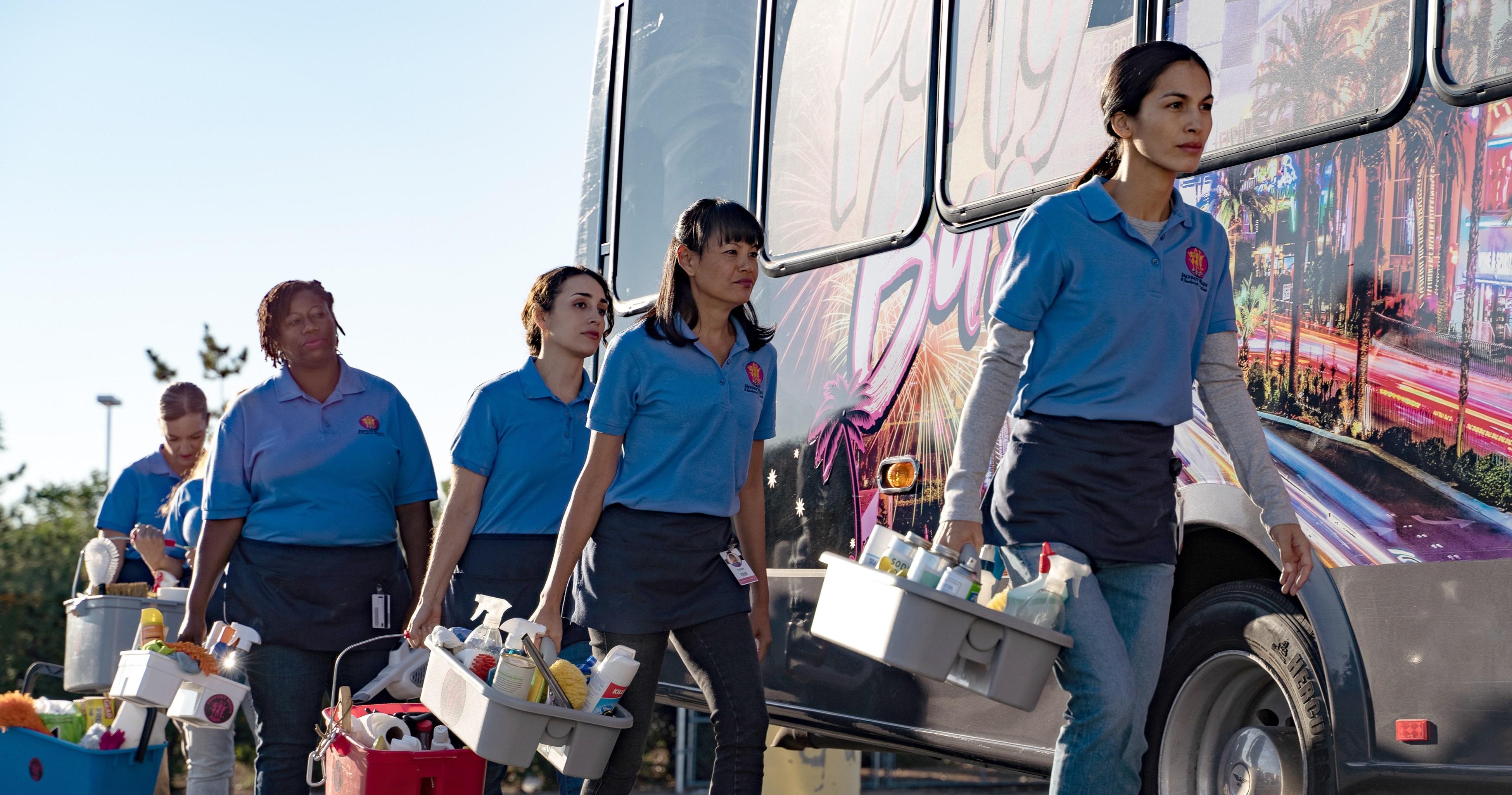 Élodie Yung in 'The Cleaning Lady.'