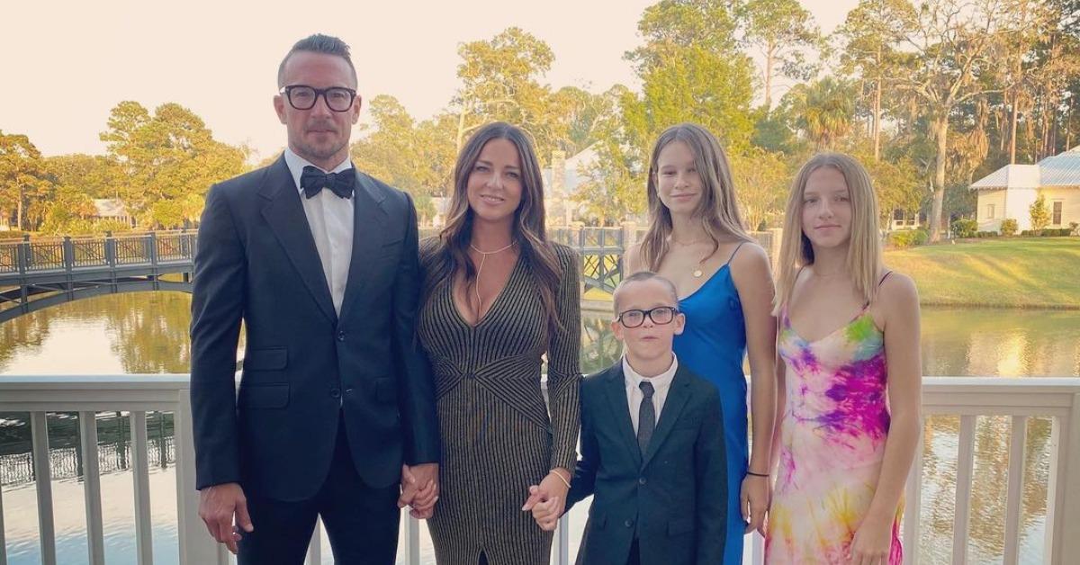 Carl Lentz and his family