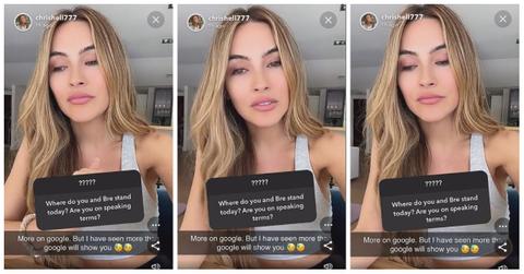 Chrishell reveals she's no longer friends with Bre.