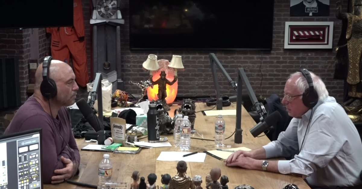 Joe Rogan "Controversy" About Endorsing Bernie Sanders ...