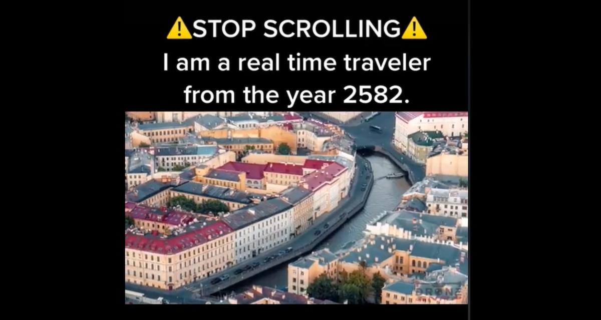 Who Is the TikTok Time Traveler Who Claims to Be from the Year 2582?