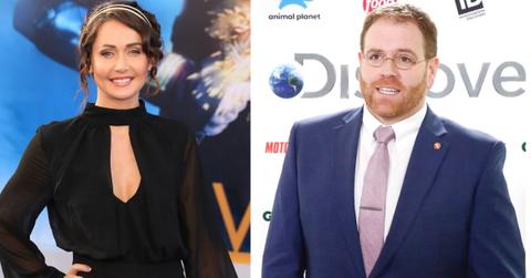 Jessica wears black in 2017 and Josh wears a suit in 2019