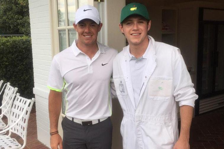 Niall Horan and Rory McIlroy posing together