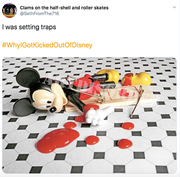 kicked out disney