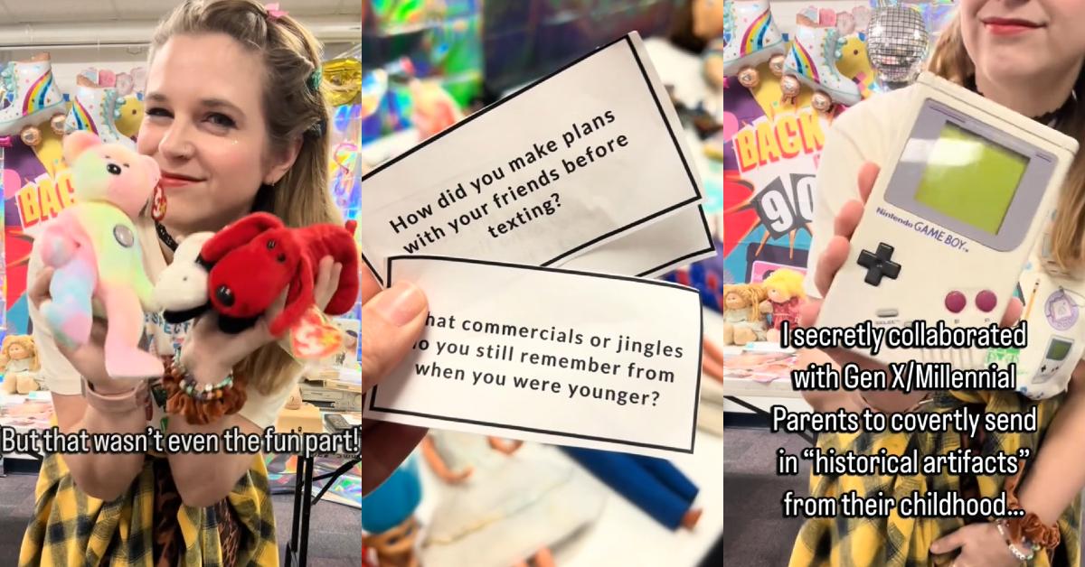 History Teacher Shows off “Millennial Museum” to Students