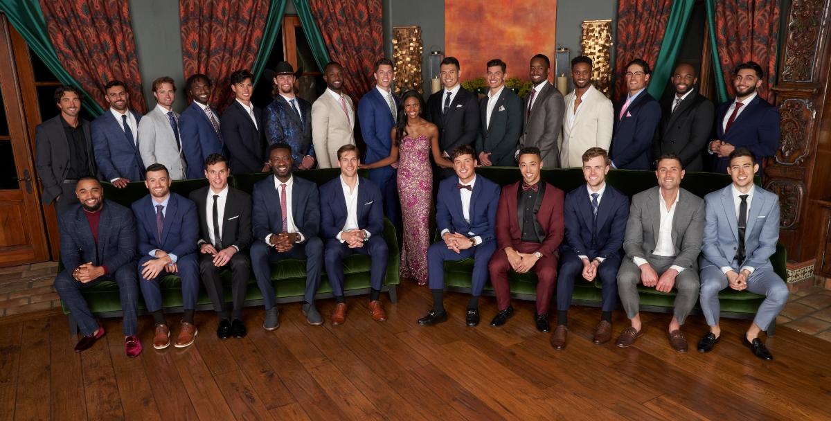 Charity Lawson with her Season 20 contestants on 'The Bachelorette'