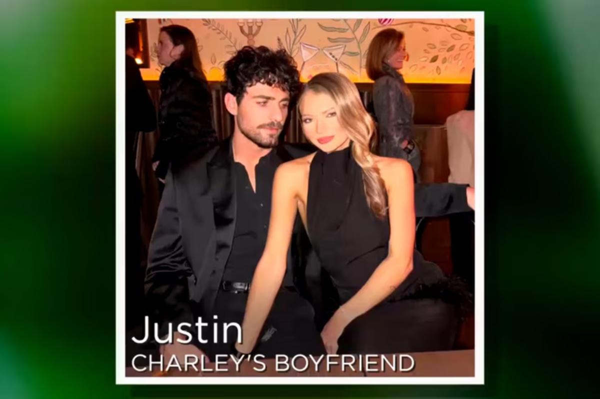 Justin and Charley in a photo shown on the Southern Charm reunion.