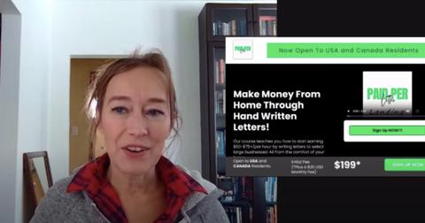 Read the fine print on the paid per letter scam says Julie Anderson