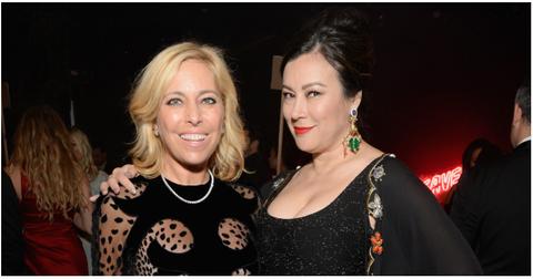 (l-r): Sutton Stracke and Jennifer Tilly